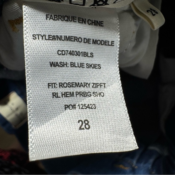 Alice + Olivia Rosemary Paper bag Denim Shorts Size 28 Missing Belt - Picture 14 of 14